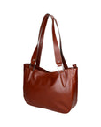 Eva Borsa a spalla da donna Vera pelle 9024-MARRONE BROWN Chiara Ferretti