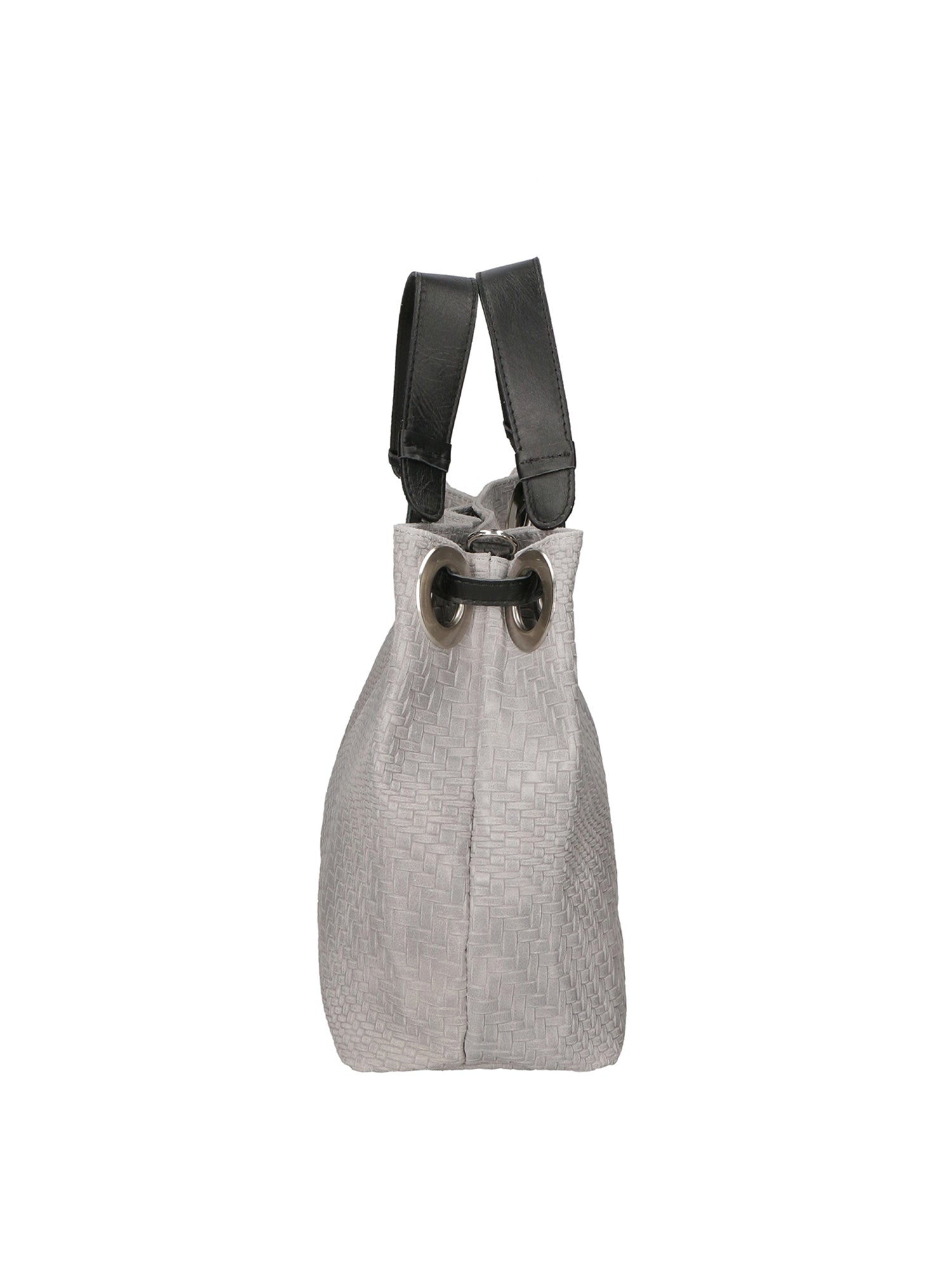 Emilia Borsa a spalla da donna Vera pelle 80059-020 GRIGIO CHIARO Chiara Ferretti