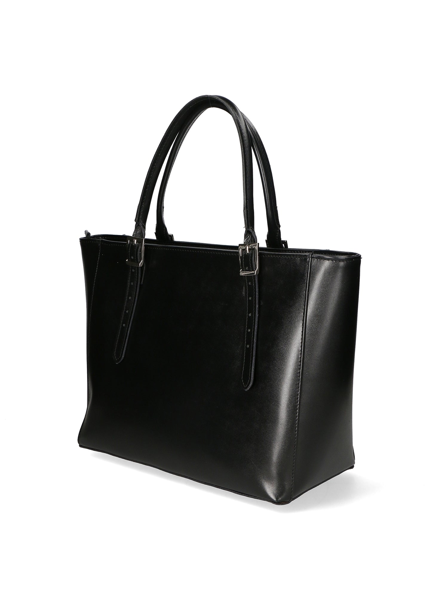 Fortunata Borsa a mano da donna Vera pelle 9119-NERO BLACK Chiara Ferretti