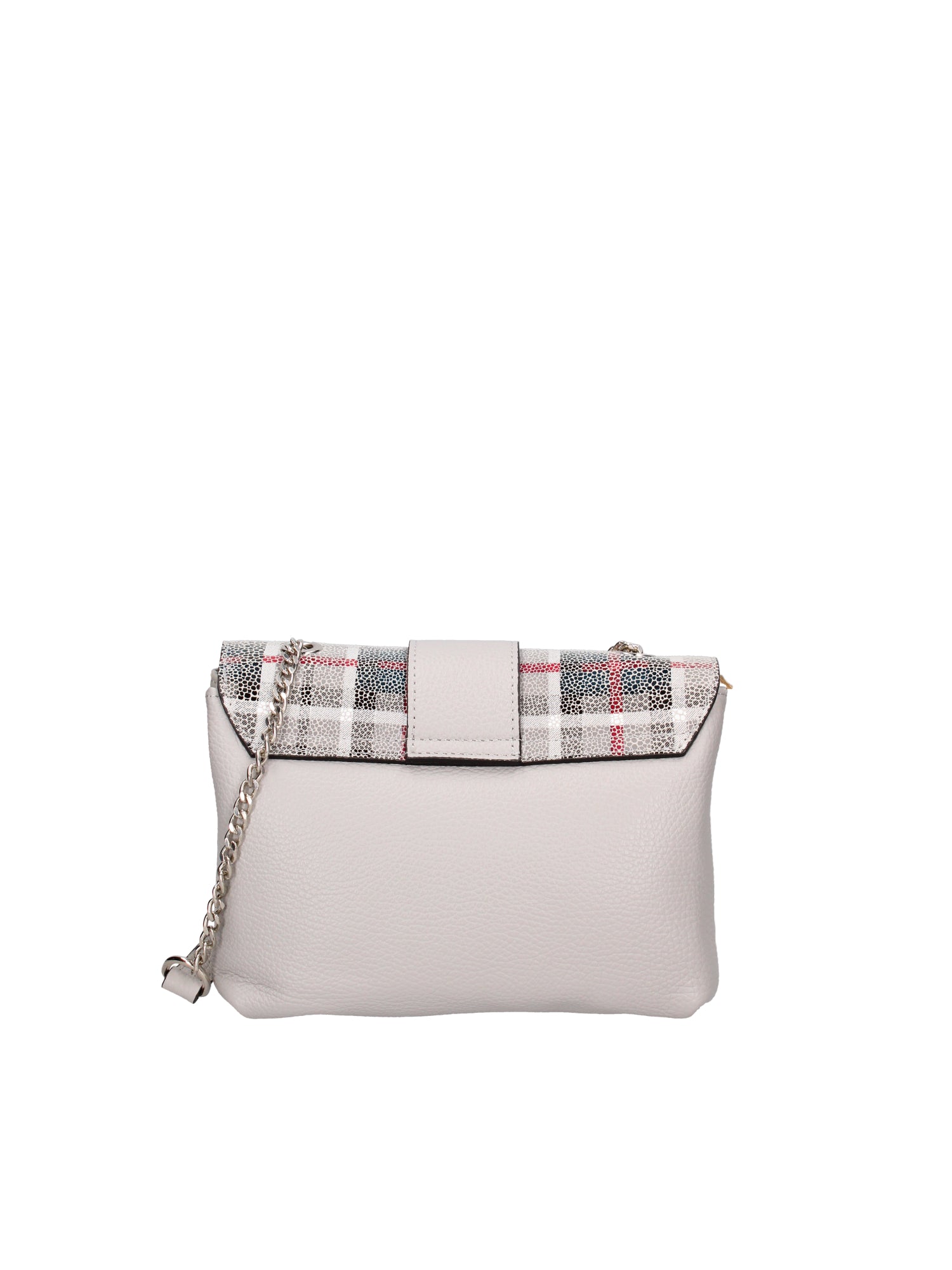 Caelia Borsa a tracolla da donna Vera pelle 194942-GRIGIO+NERO Chiara Ferretti
