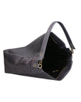 Valtera Damen-Schultertasche aus echtem Leder, hergestellt in Italien, 32 x 31 x 15 cm