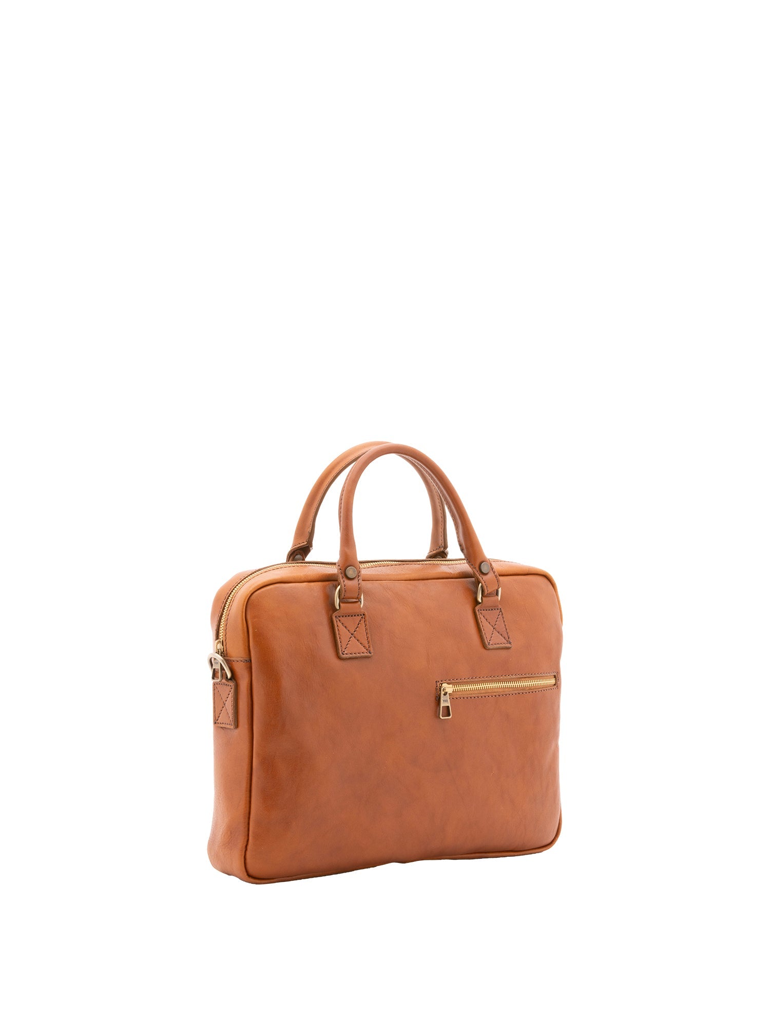 Borsa a mano unisex in vera pelle Made in Italy 4318-MIELE Alessia Firenze