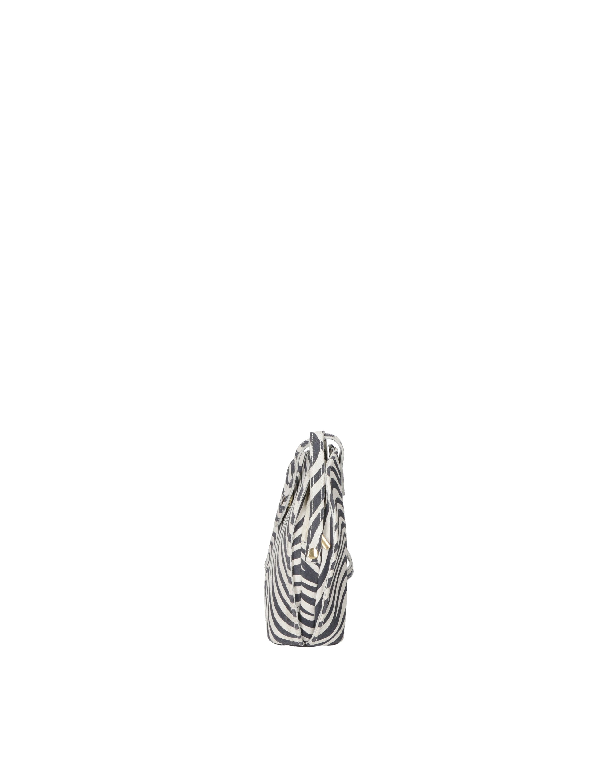 Elodie Borsa a tracolla da donna Vera pelle 530073-ZEBRA BIANCO Chiara Ferretti