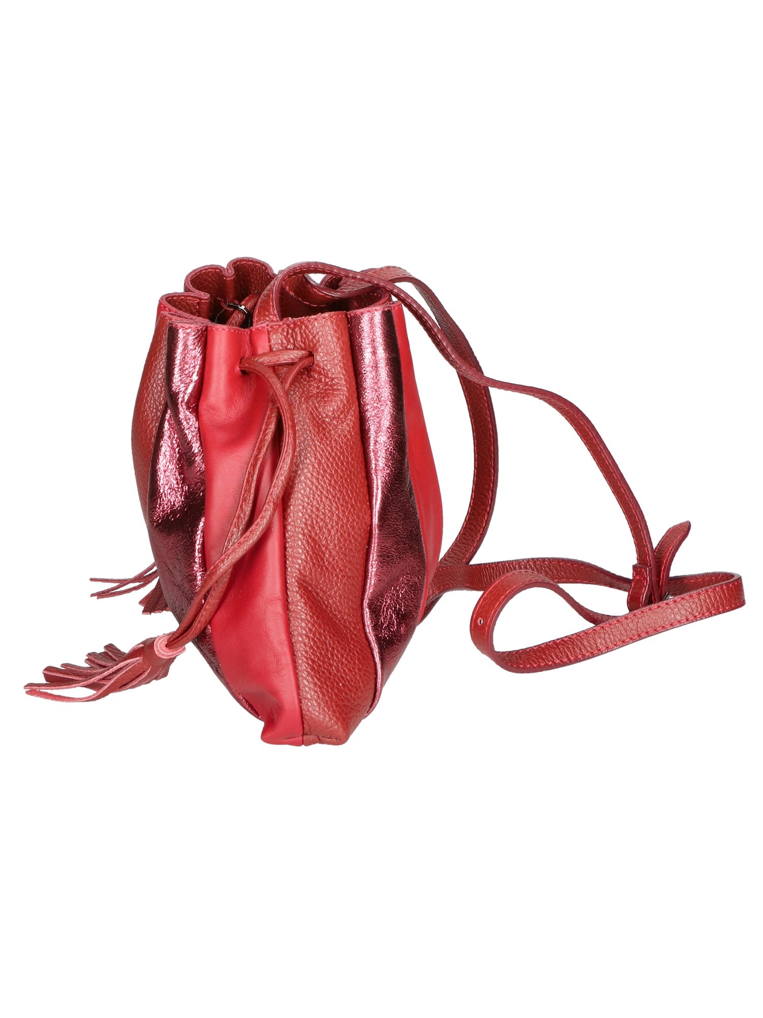 Elysia Borsa a spalla da donna Vera pelle 552043-ROSSO RED Chiara Ferretti