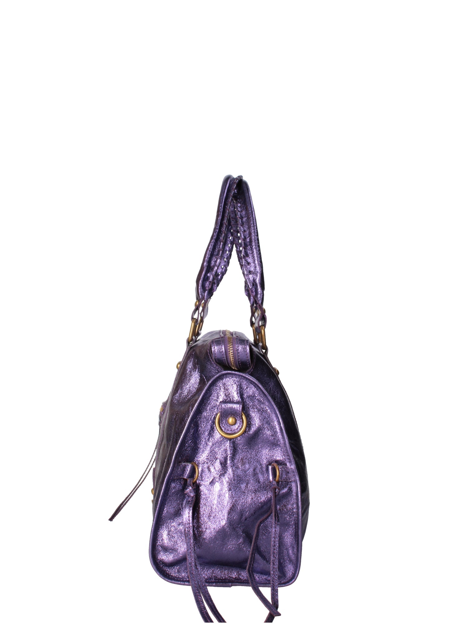 Novara Borsa a spalla da donna Vera pelle 06090 LM-L013 VIOLA Chiara Ferretti