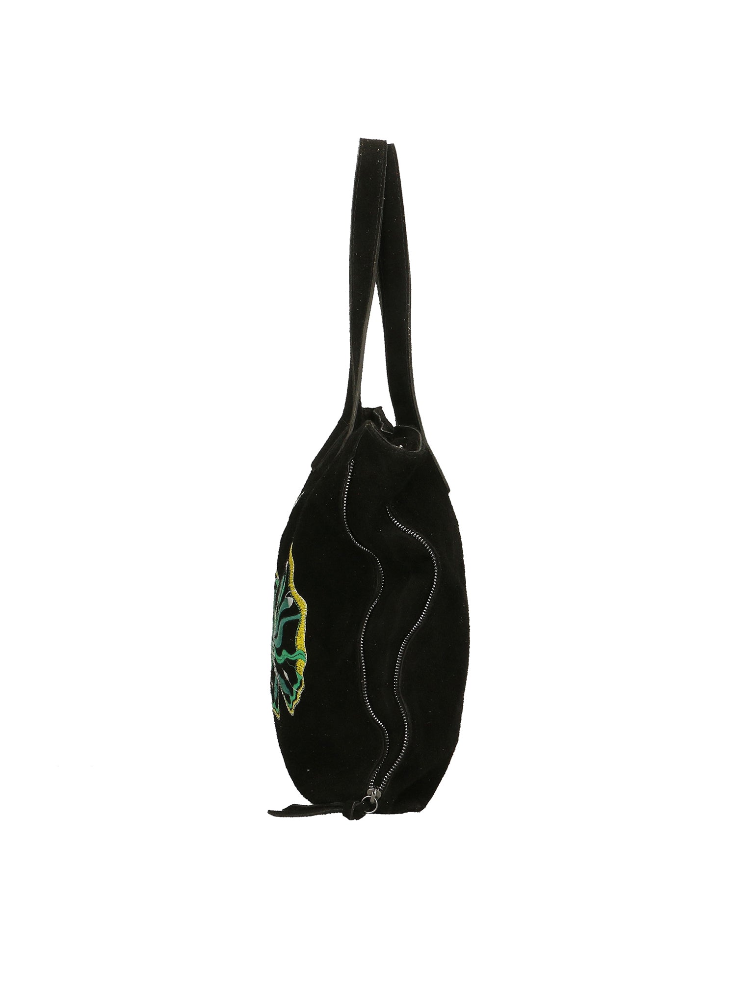Papillon Borsa a spalla da donna Vera pelle 8620-NERO BLACK Chiara Ferretti