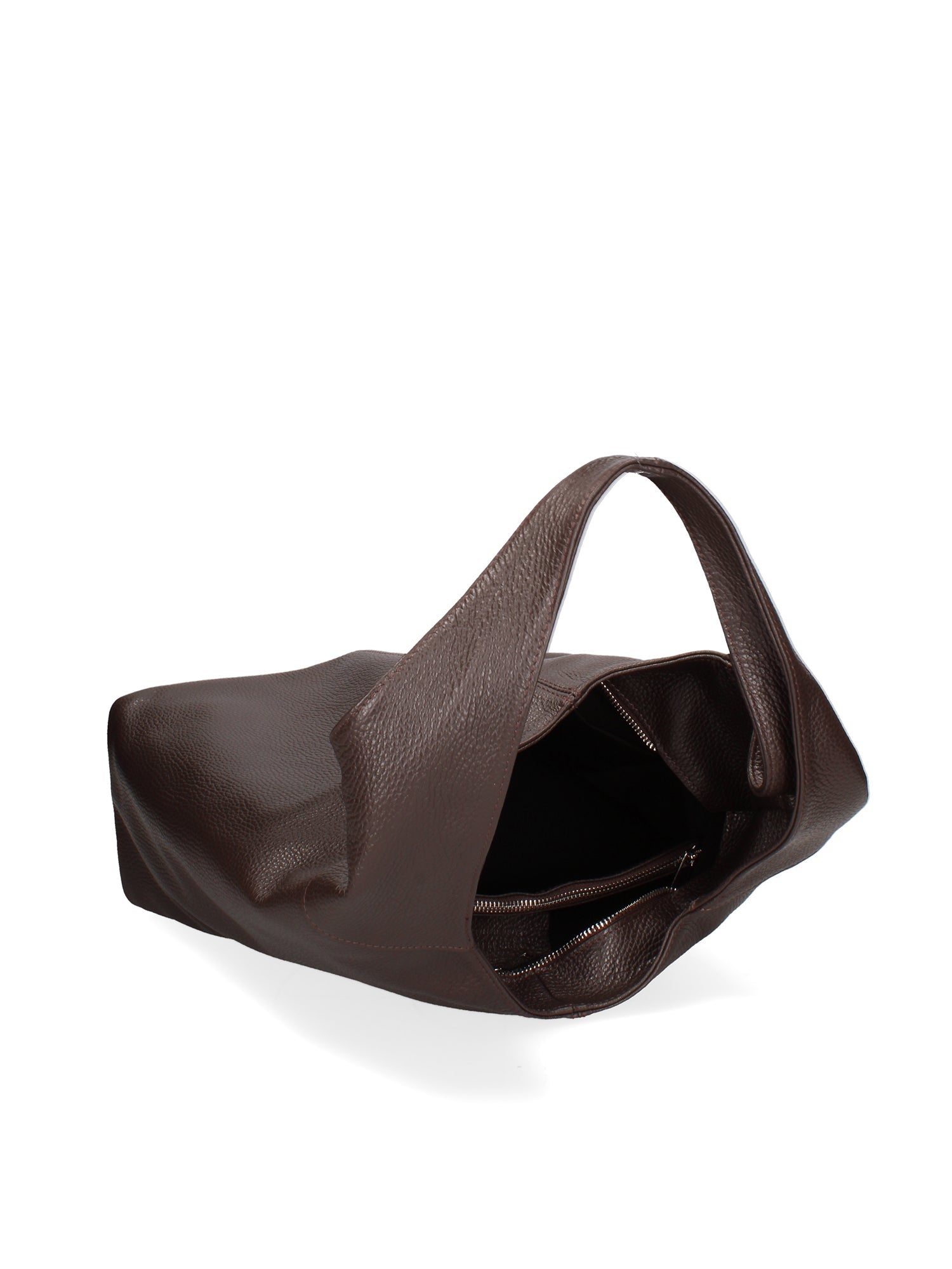 Borsa a spalla da donna In Vera pelle Made in Italy 39x55x13 cm