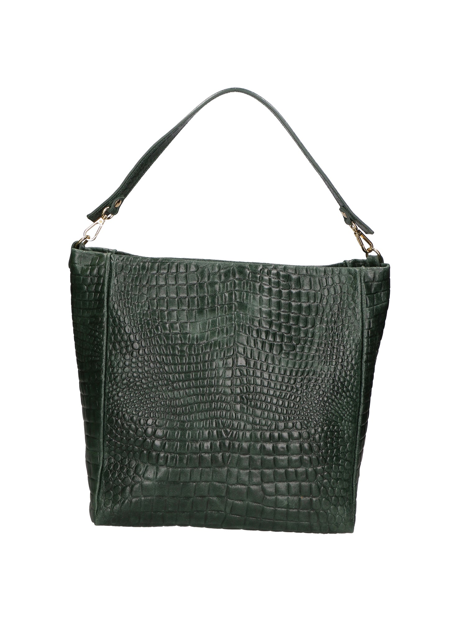Valtera Damen-Schultertasche aus echtem Leder, hergestellt in Italien, 32 x 31 x 15 cm