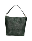 Valtera Damen-Schultertasche aus echtem Leder, hergestellt in Italien, 32 x 31 x 15 cm