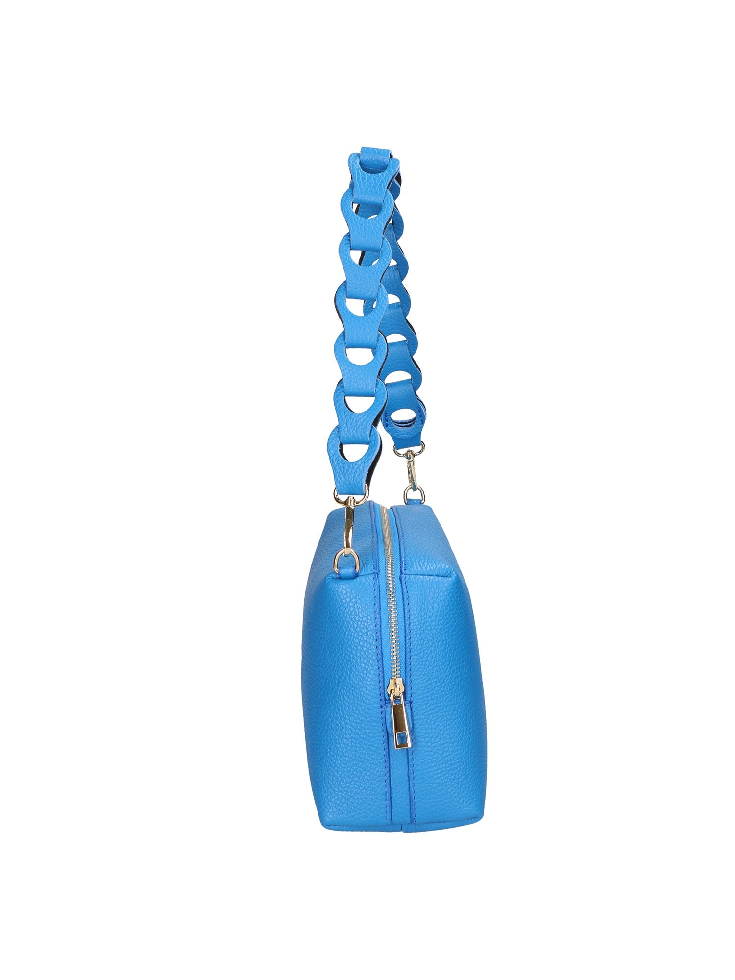 Livia Borsa a spalla da donna Vera pelle 06443-BLU ASTER Chiara Ferretti