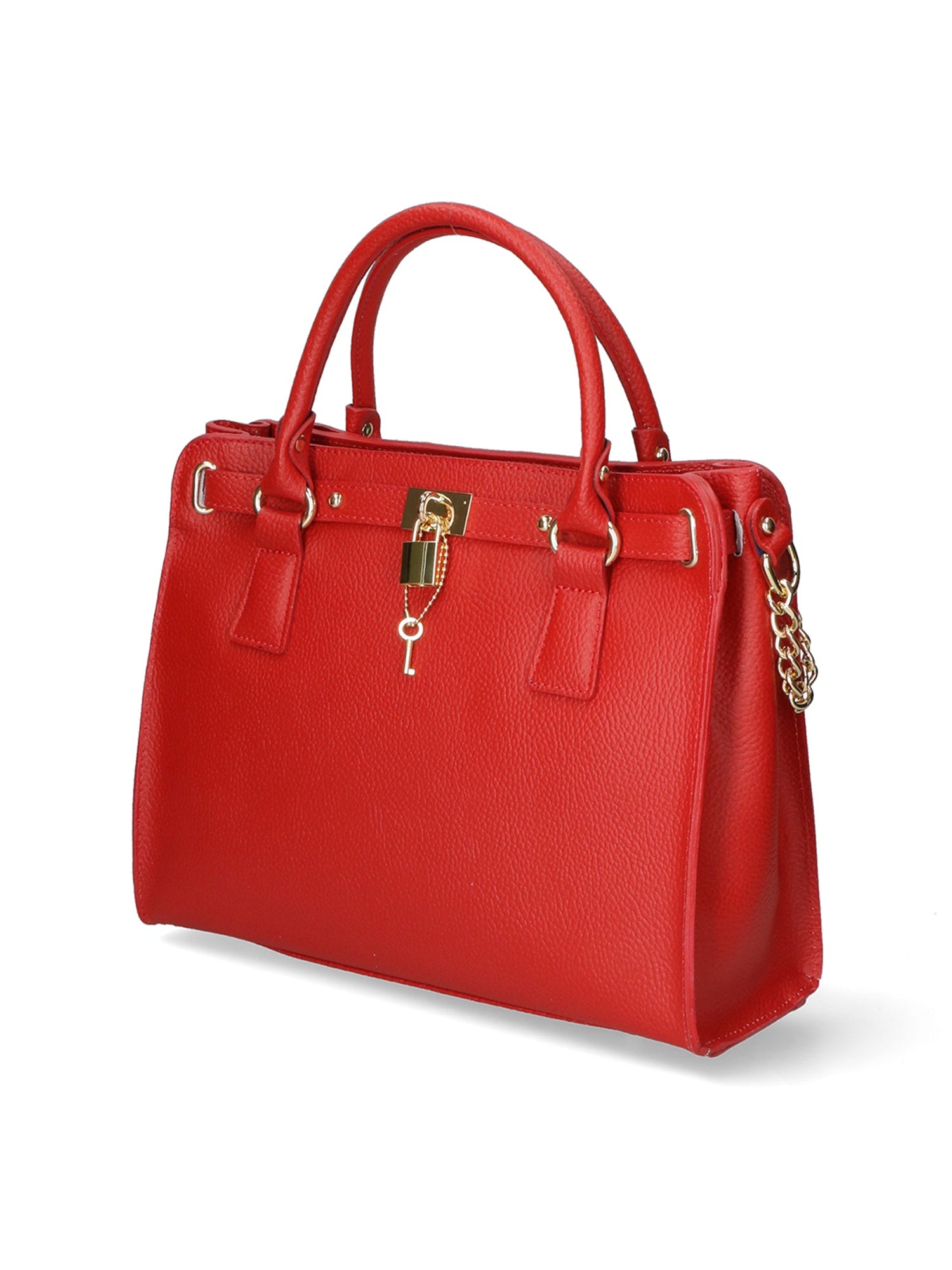 Dorotea Borsa a mano da donna 100% pelle 80040-D10 ROSSO SCURO DARK RED Chiara Ferretti