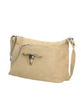 Embera Elite Borsa a tracolla donna Vera pelle scamosciata 8650-TAUPE Chiara Ferretti