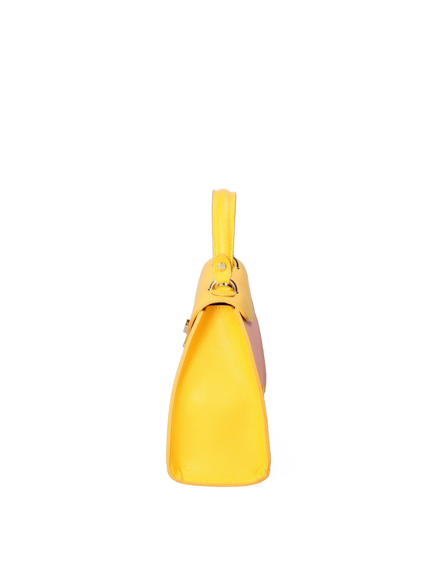 Auriga Chic Borsa a mano da donna Vera pelle 8924-ROSA+GIALLO Chiara Ferretti