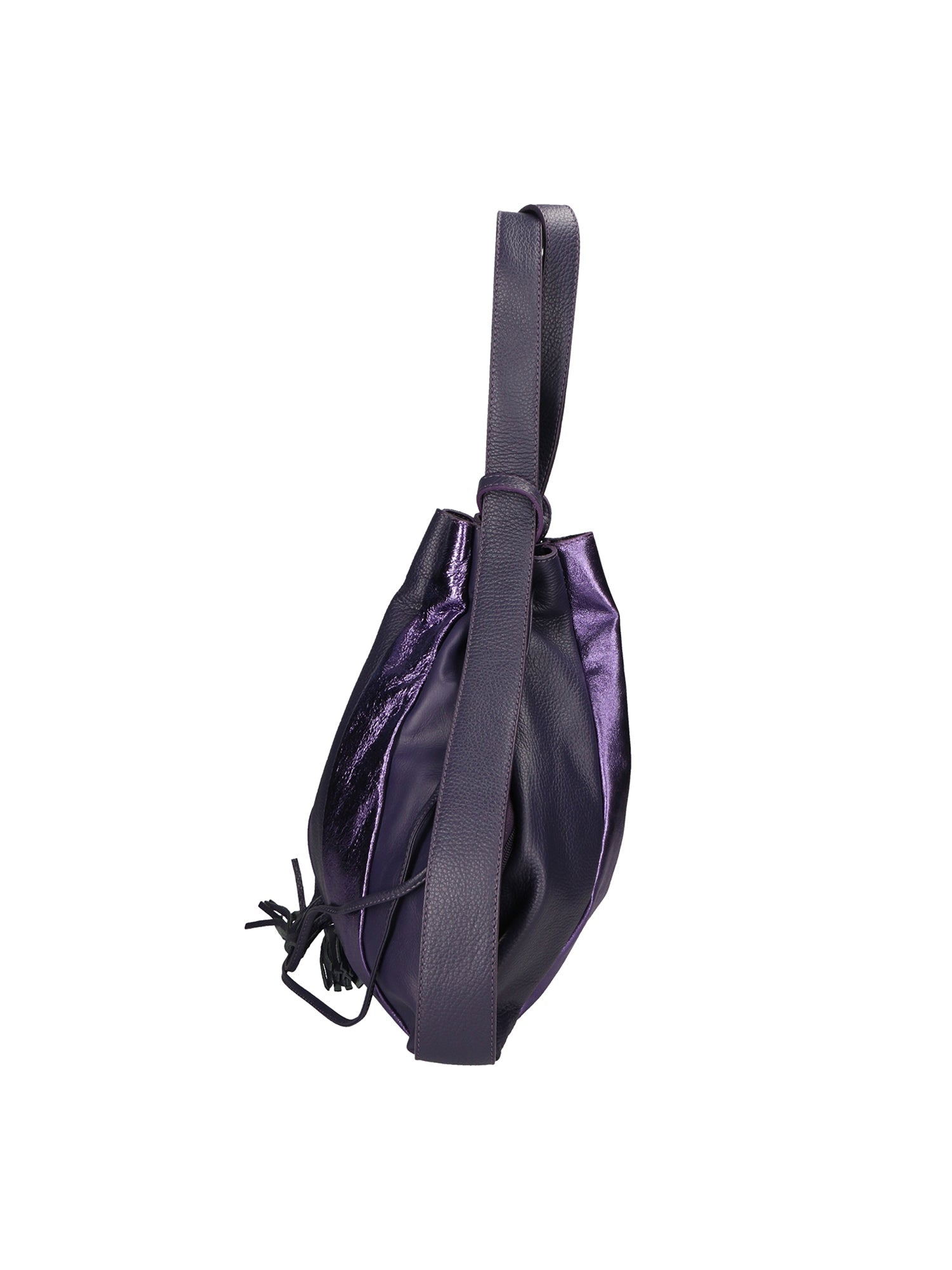 Oceania Borsa a spalla da donna Vera pelle 580041-VIOLA PURPLE Chiara Ferretti
