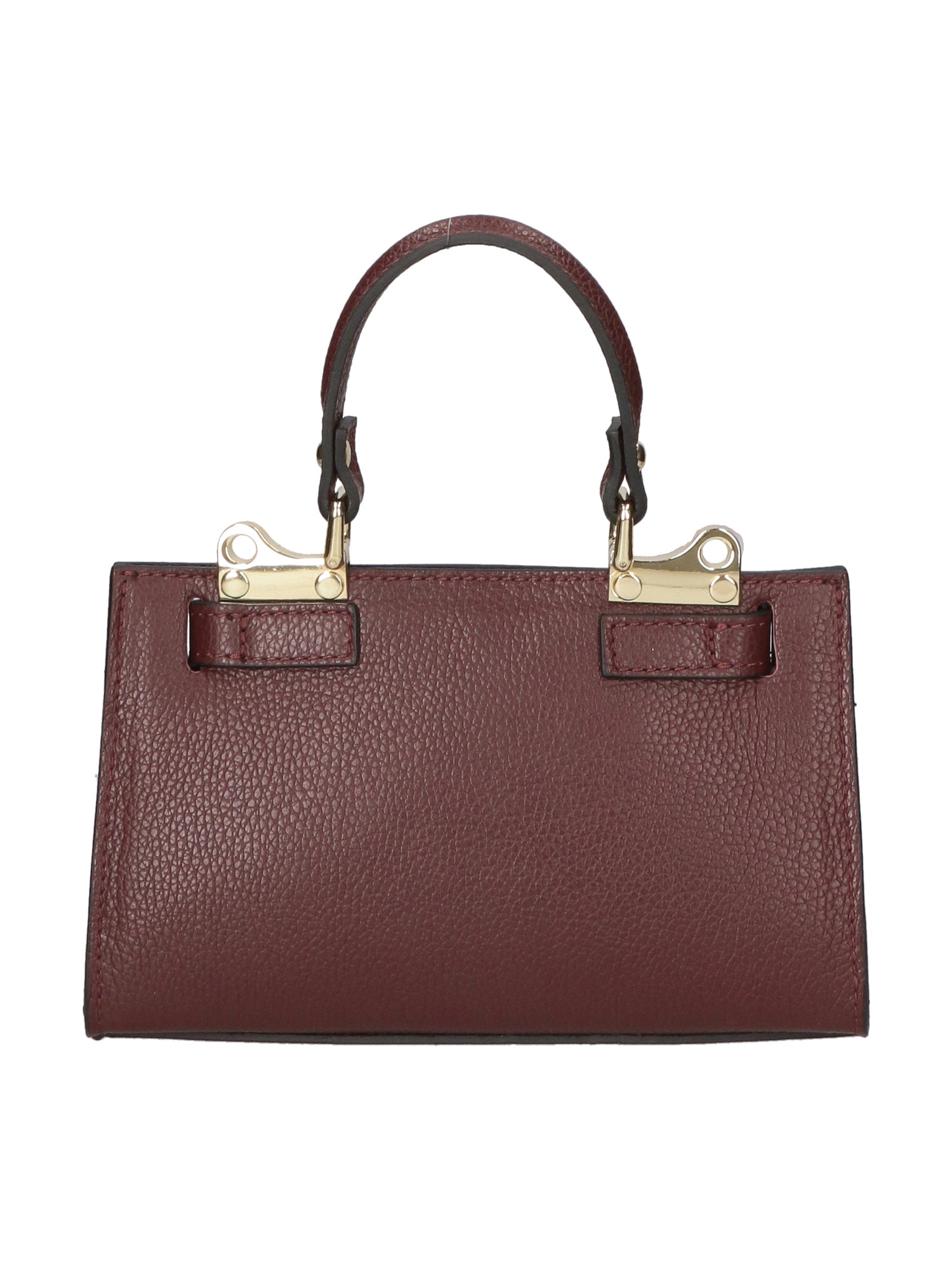Noel Borsa a mano da donna Vera pelle 04265-D54 BORDO SCURO DARK BORDEAUX Chiara Ferretti