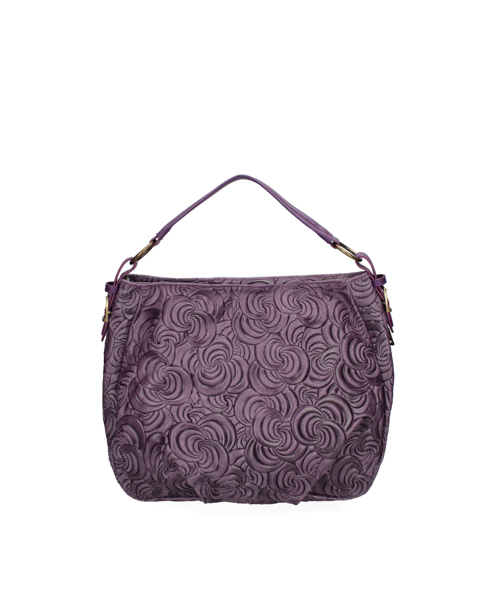 Lumelia Borsa a mano da donna Vera pelle 80013-038 VIOLA SCURO Chiara Ferretti
