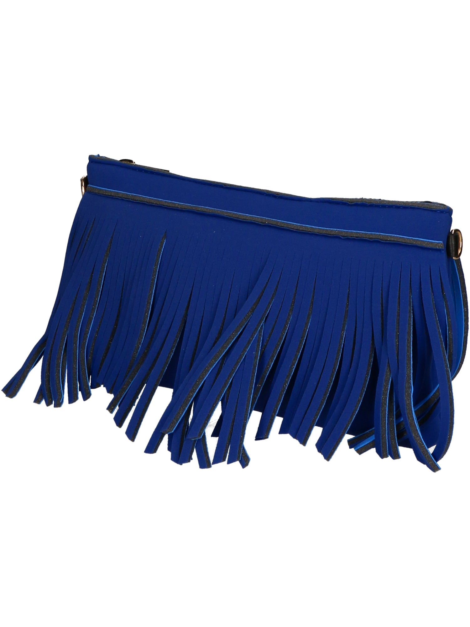 Oxsana Borsa a spalla da donna Neoprene 1311-BLU DARK BLUE Chiara Ferretti