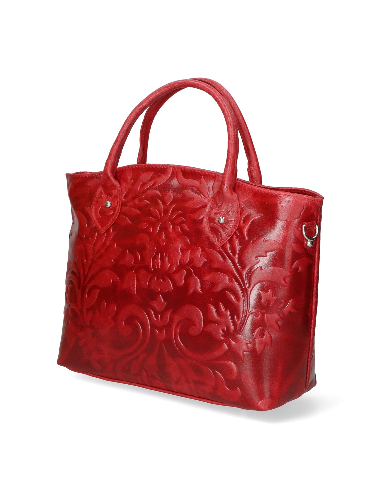 Enza Borsa a mano da donna Vera pelle 8007023FBG-023 ROSSO Chiara Ferretti