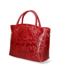 Enza Borsa a mano da donna Vera pelle 8007023FBG-023 ROSSO Chiara Ferretti