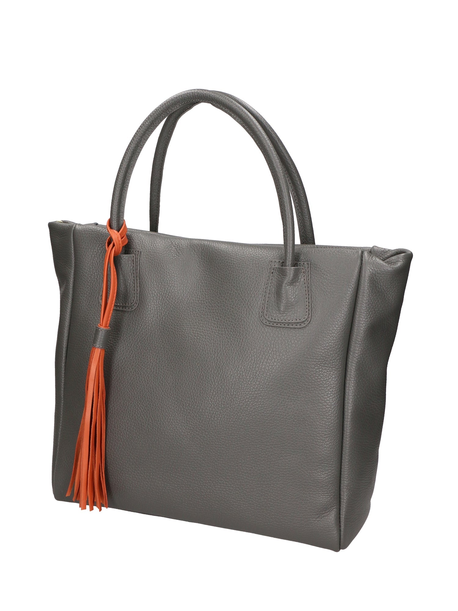 Verdiana Borsa a mano da donna Vera Pelle 06505-D27 GRIGIO SCURO Chiara Ferretti