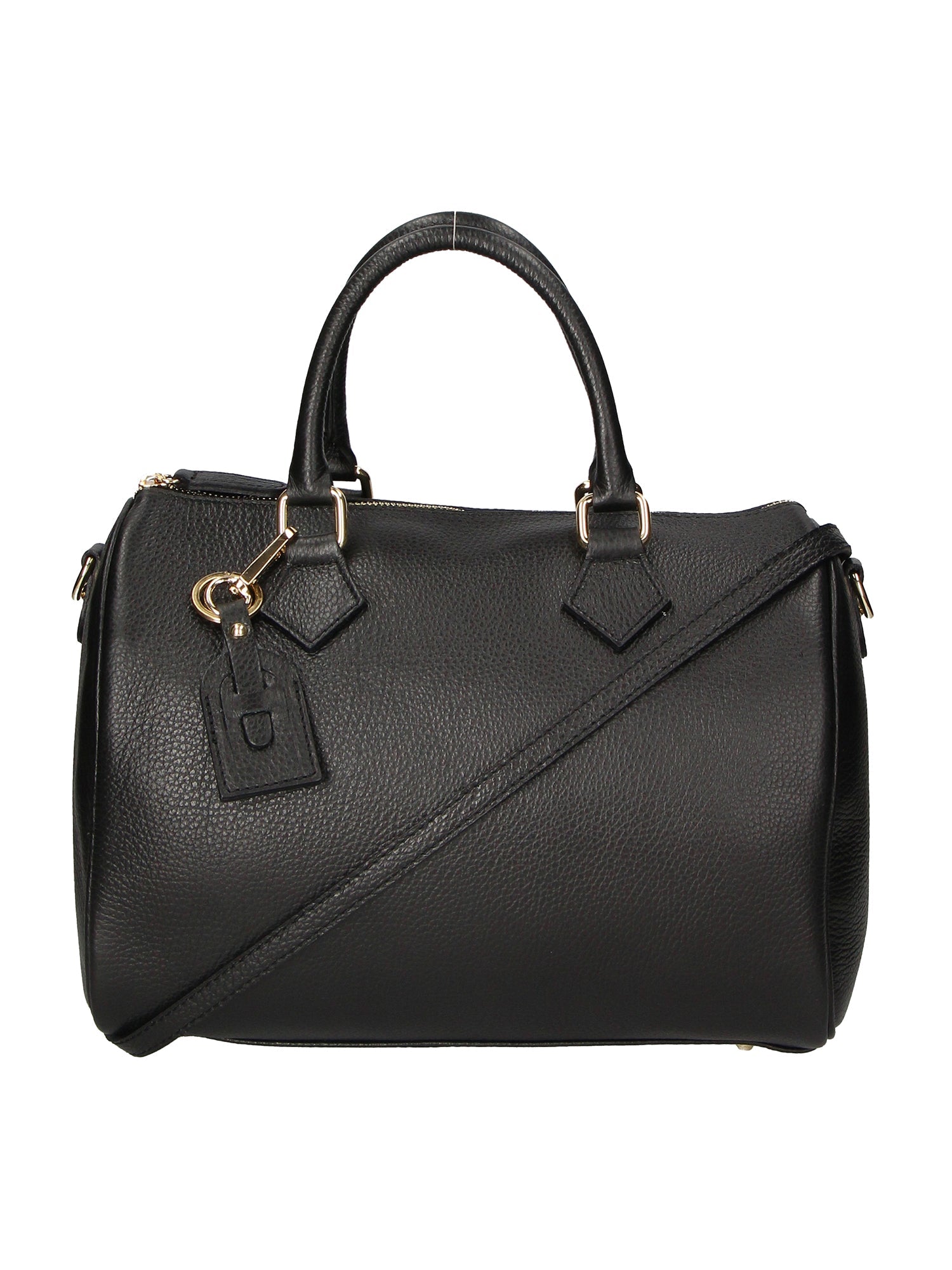 Aralia Borsa a bauletto da donna 100% pelle 5176-D28 NERO BLACK Chiara Ferretti