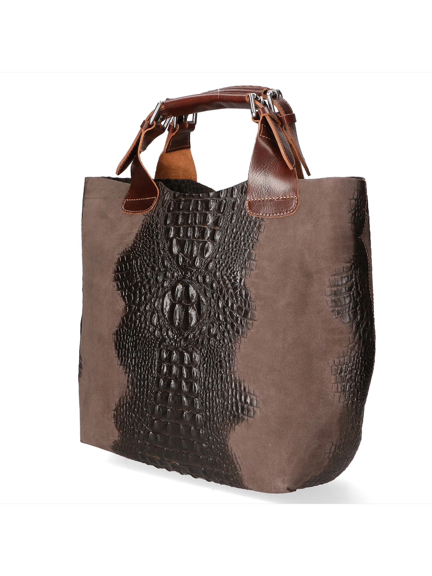 Eufemia Borsa a spalla da donna Pelle Croco Stampata 9007 1-T.MORO Chiara Ferretti
