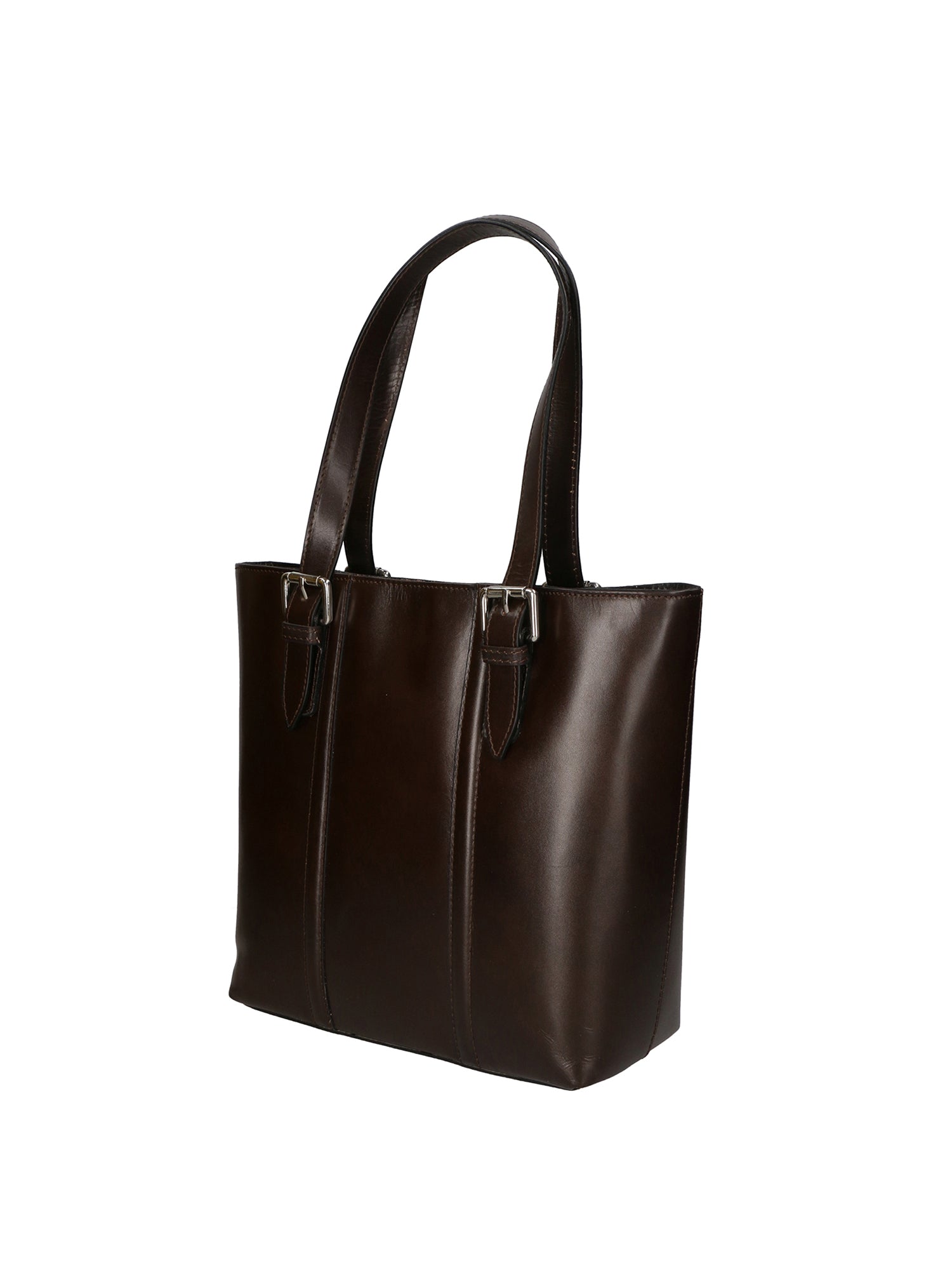 Farah Borsa a mano da donna 100% pelle 9055-T.MORO Chiara Ferretti
