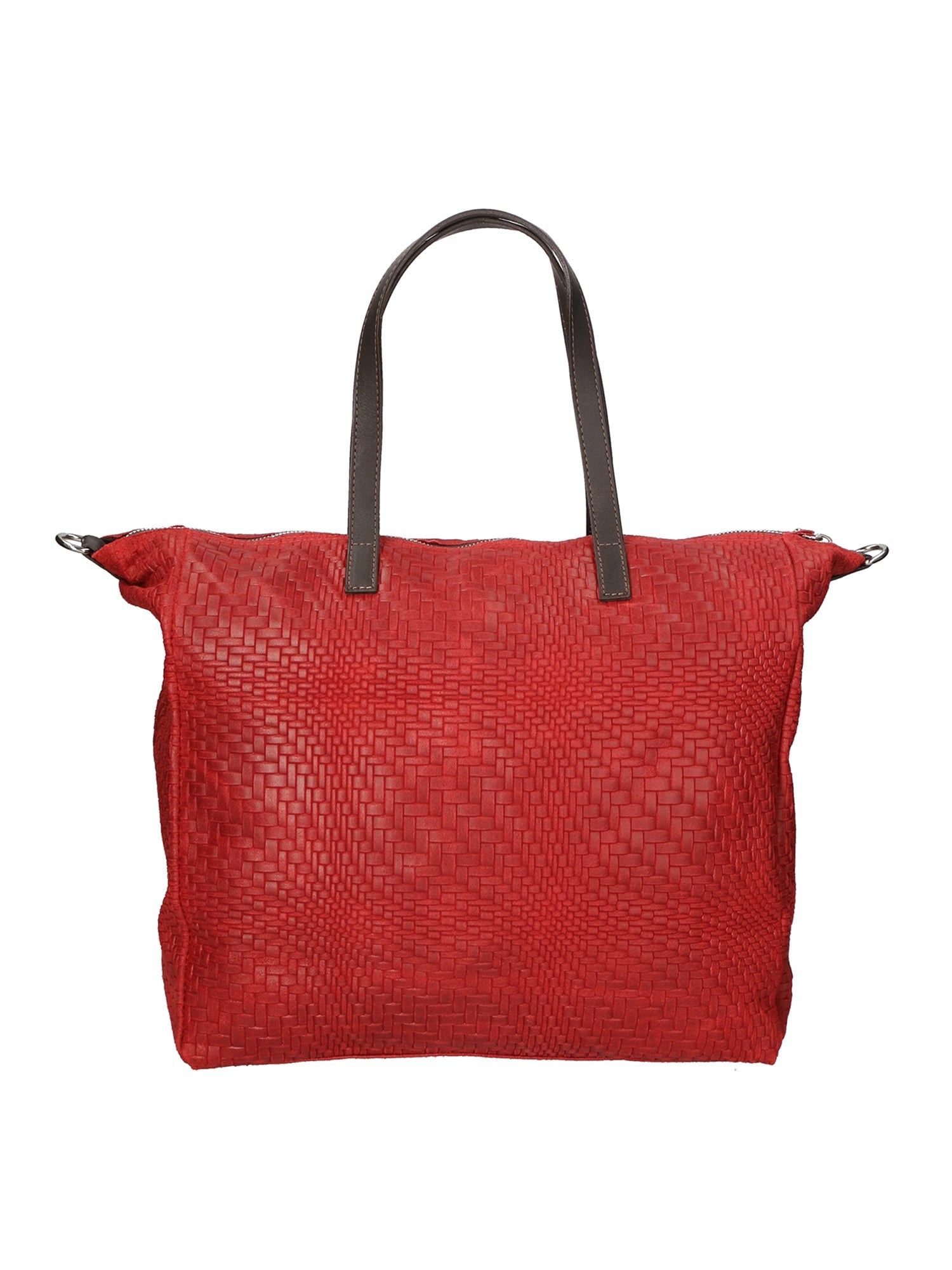 Emerenziana Borsa a spalla da donna Vera pelle 80058-ROSSO Chiara Ferretti