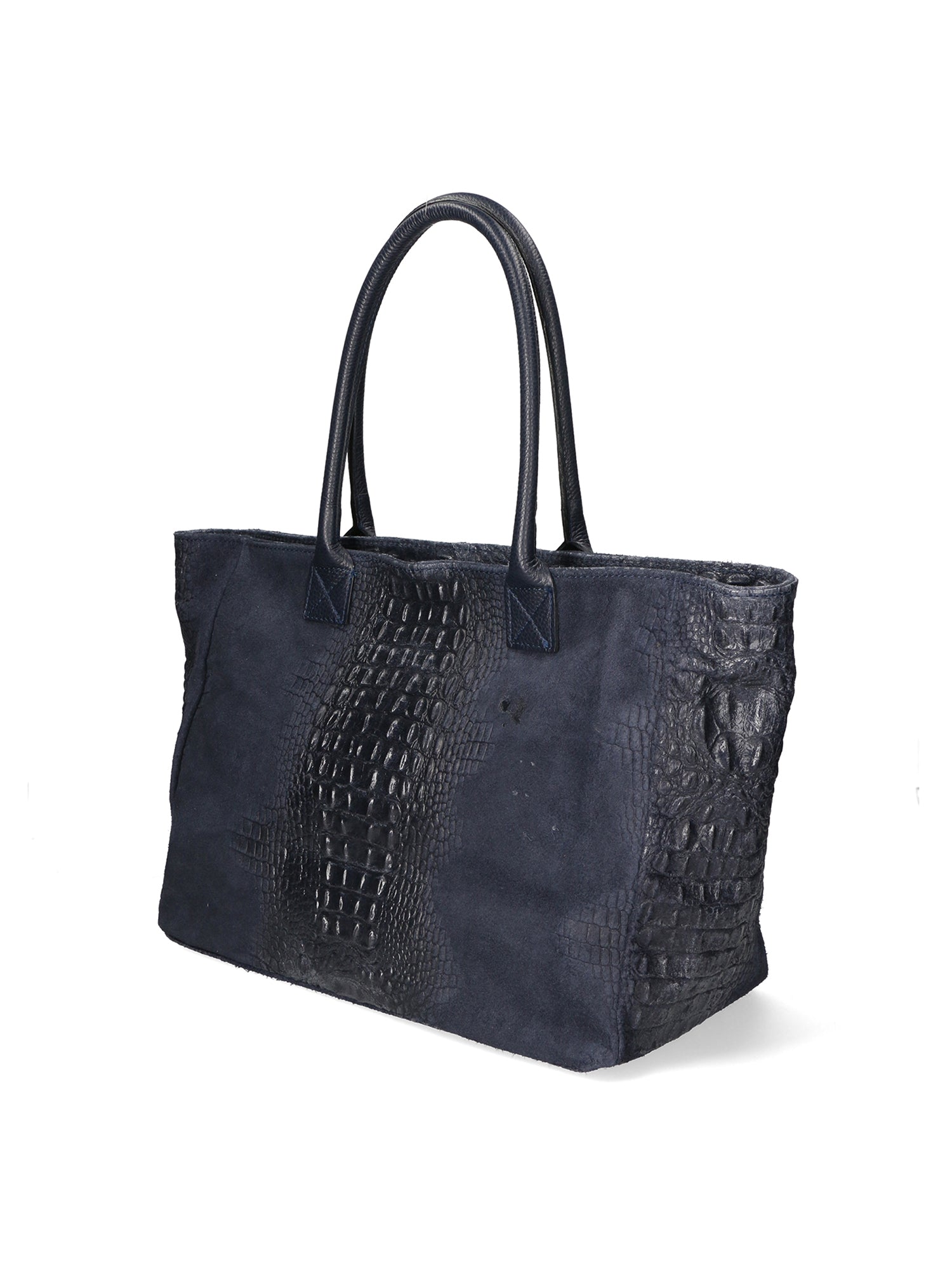 Dorothea Borsa Shopper da donna Vera pelle 80042-012 BLU JEANS Chiara Ferretti