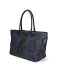 Dorothea Borsa Shopper da donna Vera pelle 80042-012 BLU JEANS Chiara Ferretti