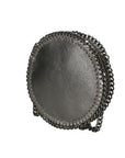 Nora Damen-Schultertasche aus echtem Leder, hergestellt in Italien, 22 x 22 x 5 cm