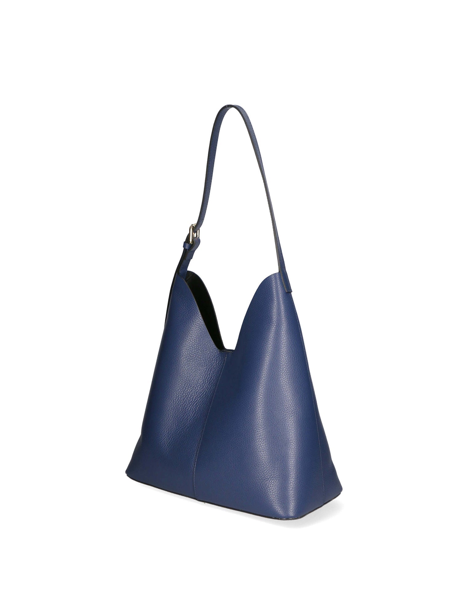 Lucetta Borsa a spalla da donna Vera pelle 04513-BLU JEANS D24 Chiara Ferretti