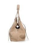 Borsa a Spalla in Vera Pelle Cappuccino