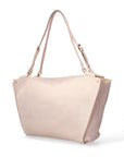 Borsa a Spalla in Vera Pelle Cipria