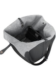 Borsa a Mano in Vera Pelle Nero
