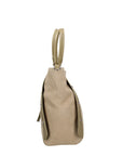 Borsa a Mano in Vera Pelle Verde