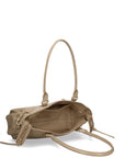 Borsa a Mano in Vera Pelle Cappuccino