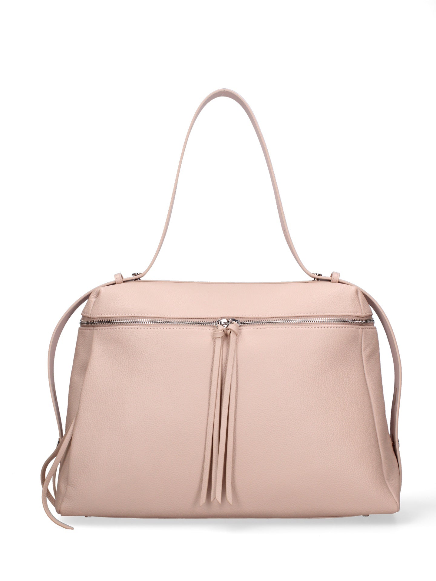 Borsa a Mano in Vera Pelle Nudo Chiara Ferretti