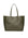 Borsa a Mano in 100% Cow Leather Verde Militare Chiara Ferretti