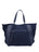 Borsa a Mano in Vera Pelle Blu Jeans Chiara Ferretti