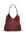 Borsa a Spalla in Vera Pelle Bordeaux Chiara Ferretti