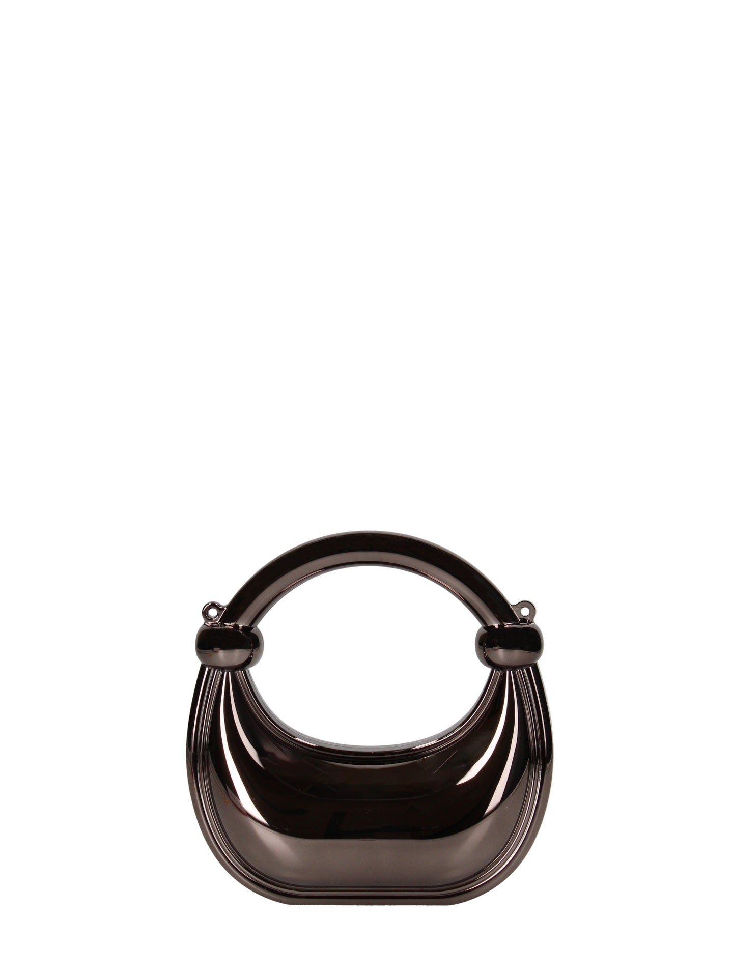 Borsa a Tracolla in Pvc Nero Chiara Ferretti