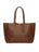 Borsa a Mano in 100% Cow Leather Bruciato Chiara Ferretti
