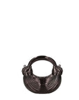 Borsa a Tracolla in Pvc Nero Chiara Ferretti