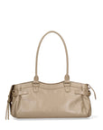 Borsa a Mano in Vera Pelle Cappuccino