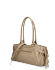 Borsa a Mano in Vera Pelle Cappuccino