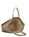 Borsa a Mano in Vera Pelle Verde