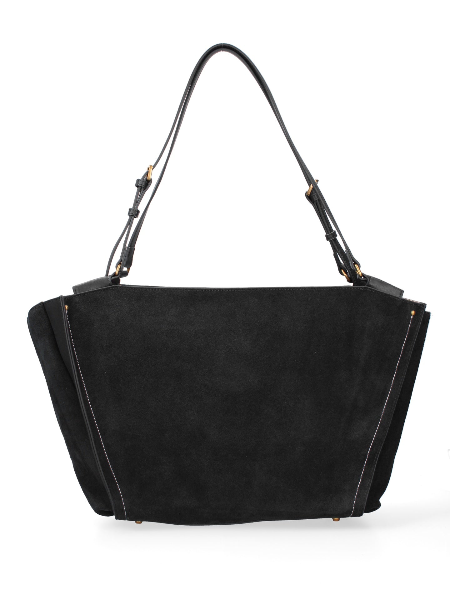 Borsa a Spalla in Vera Pelle Nero Chiara Ferretti