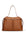 Borsa a Mano in Vera Pelle Cuoio Scuro Chiara Ferretti