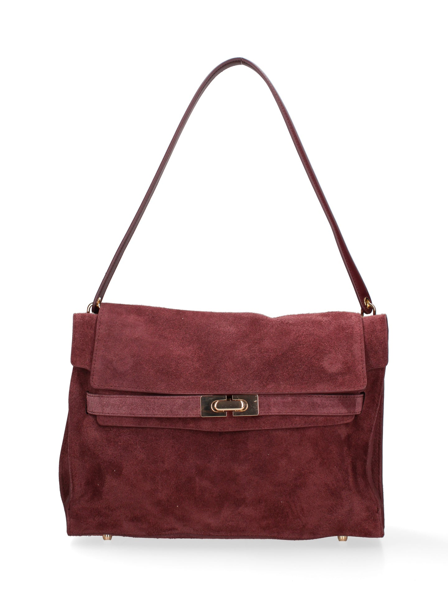 Borsa a Mano in Vera Pelle Bordeaux Chiara Ferretti